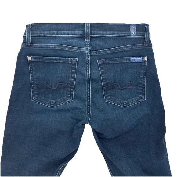 7 FOR ALL MANKIND Women's Gwenevere Mid-Rise Skinny Ankle Jeans - Size 27 - Picture 4 of 6